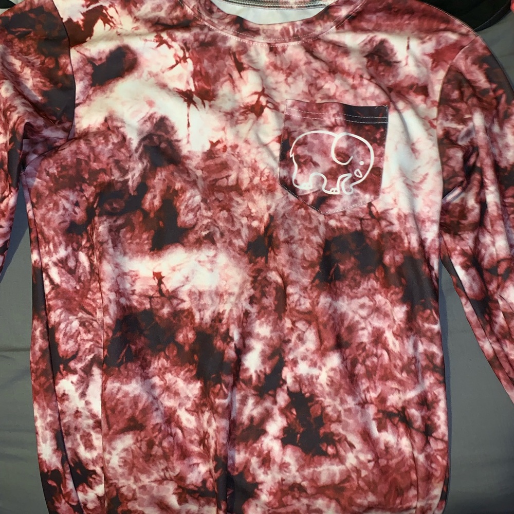 Ivory Ella pocket long sleeve. Marble